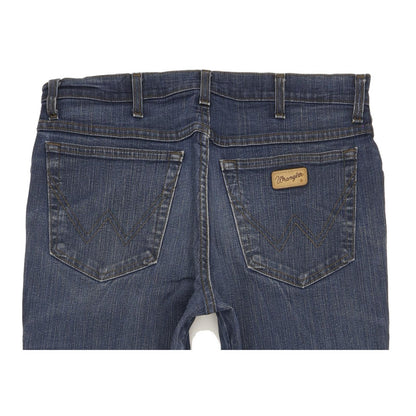 Wrangler Texas Men Blue Straight Regular Stretch Jeans W34 L30