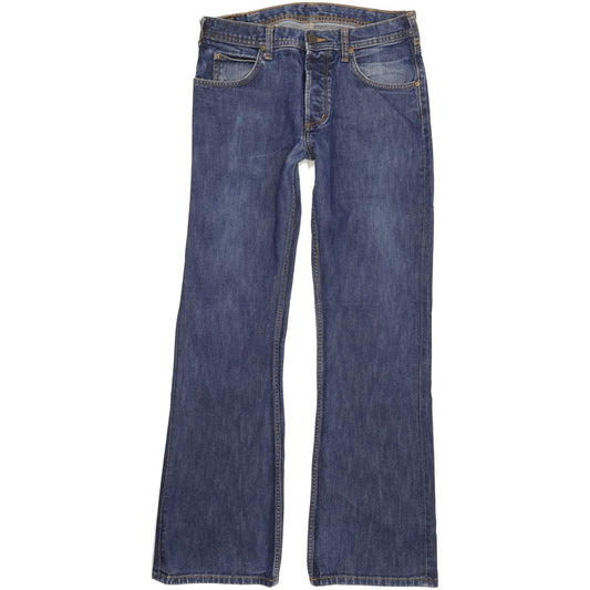 Lee Denver Men Blue Bootcut Regular Jeans W33 L33