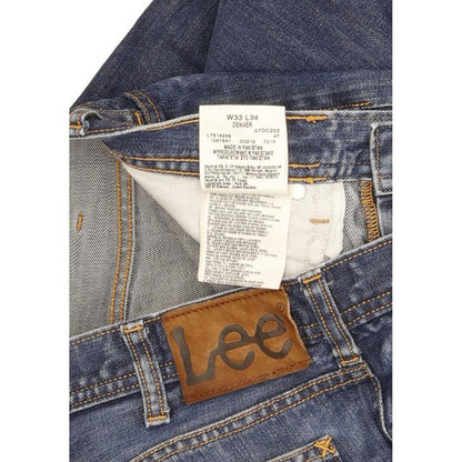 Lee Denver Men Blue Bootcut Regular Jeans W33 L33