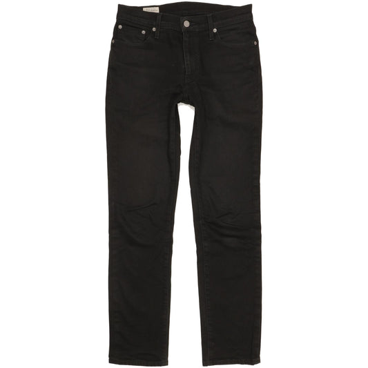 Levi's 511 Men Black Straight Slim Stretch Jeans W30 L31