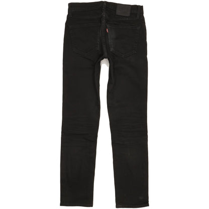 Levi's 511 Men Black Straight Slim Stretch Jeans W30 L31