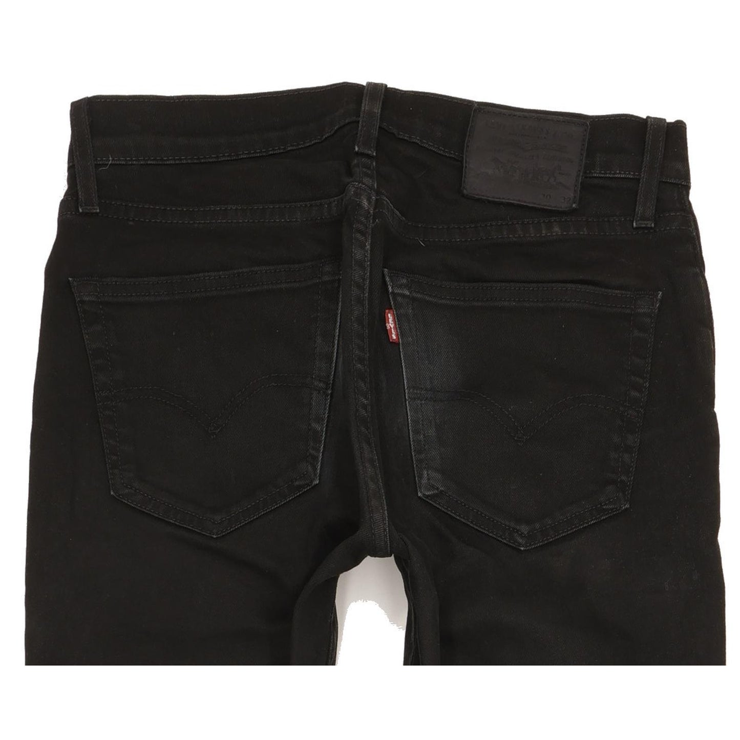 Levi's 511 Men Black Straight Slim Stretch Jeans W30 L31