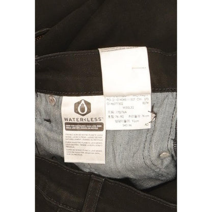 Levi's 511 Men Black Straight Slim Stretch Jeans W30 L31