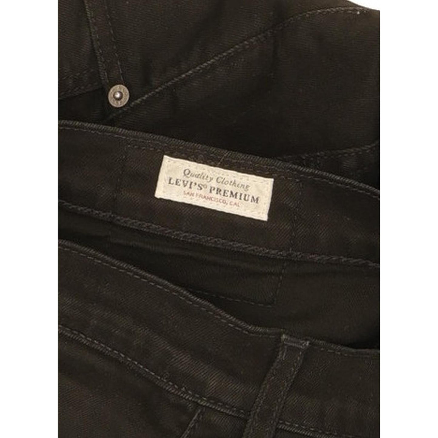 Levi's 511 Men Black Straight Slim Stretch Jeans W30 L31