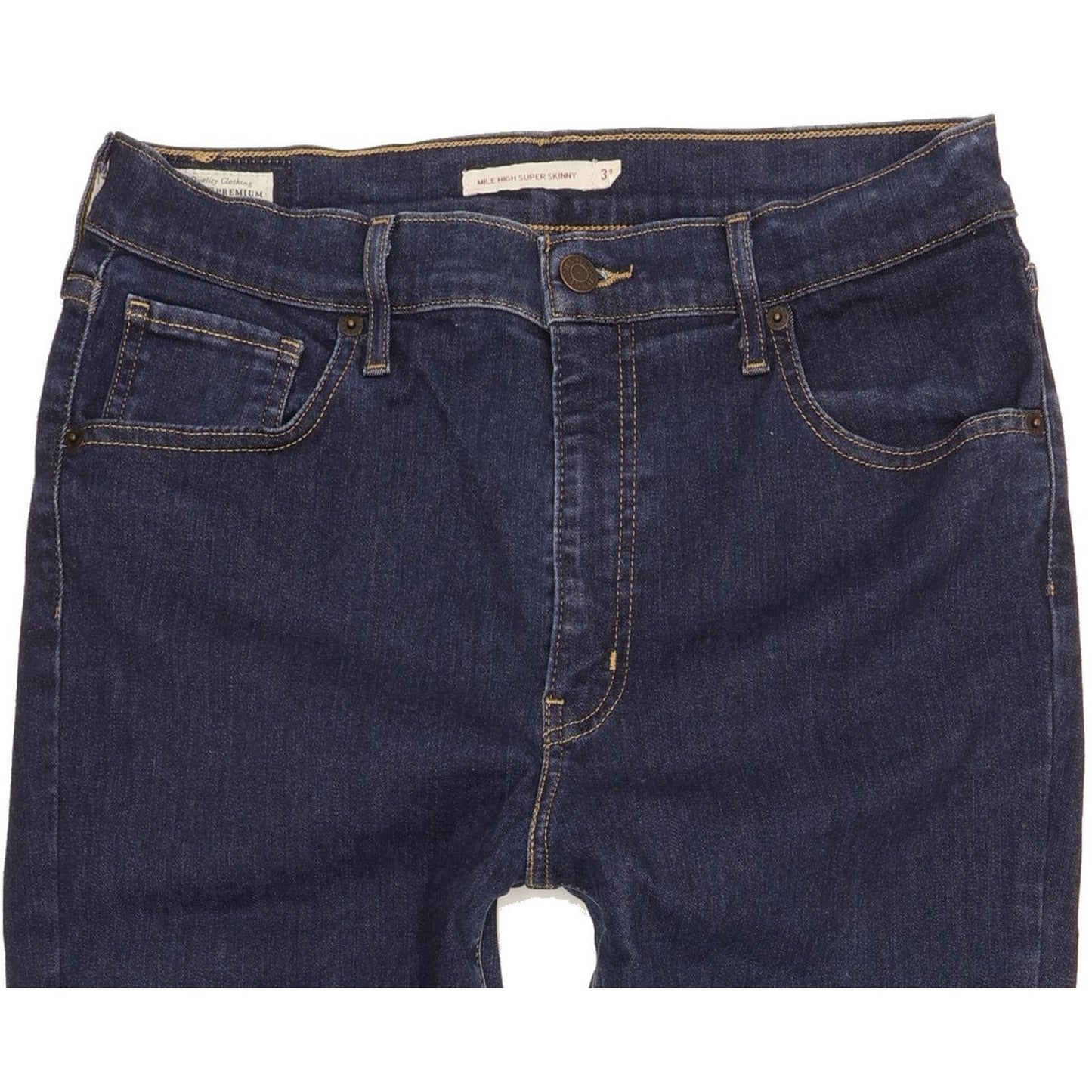 Levi's Mile Blue Skinny Slim Stretch Jeans High Waisted W31 L26