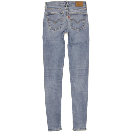 Levi's 710 Super Women Blue Skinny Slim Stretch Jeans W26 L31