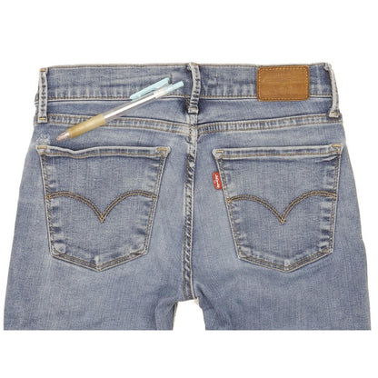 Levi's 710 Super Women Blue Skinny Slim Stretch Jeans W26 L31