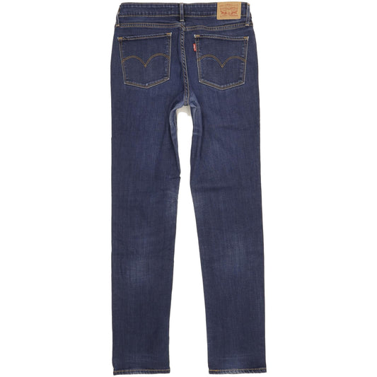 Levi's 712 Women Blue Straight Slim Stretch Jeans W29 L31