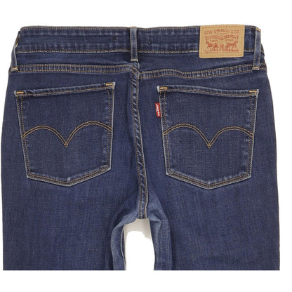 Levi's 712 Women Blue Straight Slim Stretch Jeans W29 L31