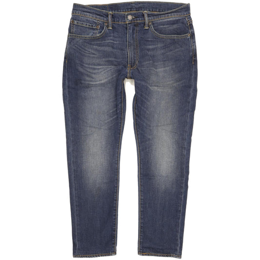 Levi's 512 Men Blue Tapered Slim Stretch Jeans W34 L27