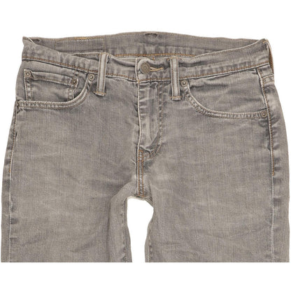 G-Star 511 Men Grey Straight Slim Stretch Jeans W30 L32