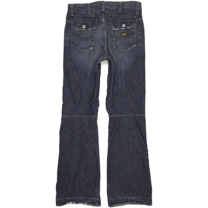 G-Star Comwood Men Blue Bootcut Regular Jeans W33 L34
