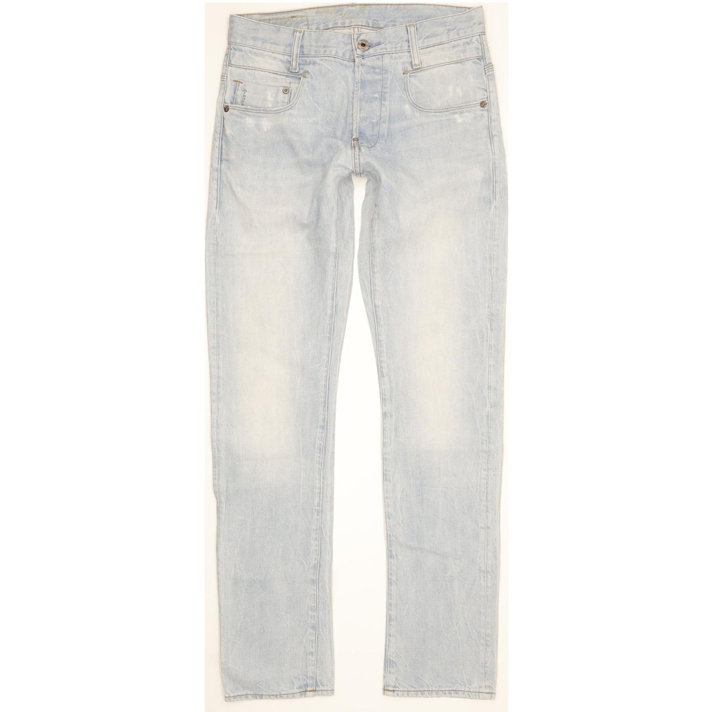 G-Star New Radar Men Blue Straight Slim Jeans W30 L32