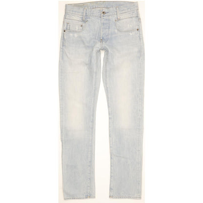 G-Star New Radar Men Blue Straight Slim Jeans W30 L32