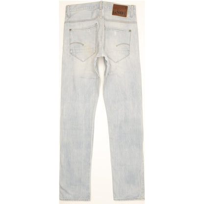 G-Star New Radar Men Blue Straight Slim Jeans W30 L32
