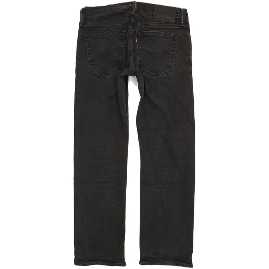 Levi's 514 Men Black Straight Slim Stretch Jeans W31 L29