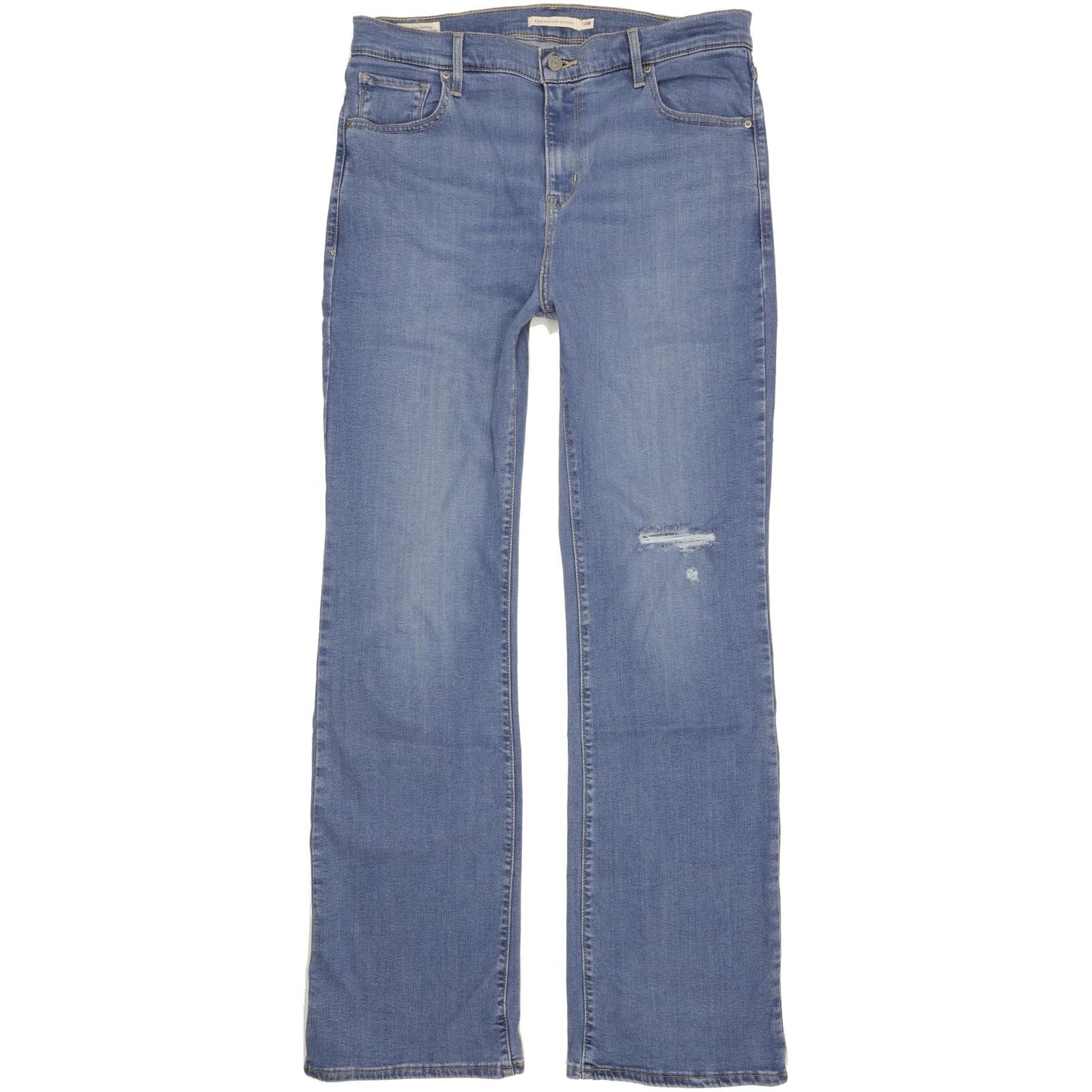 Levi's 725 Blue Bootcut Slim Stretch Jeans High Waisted W36 L34