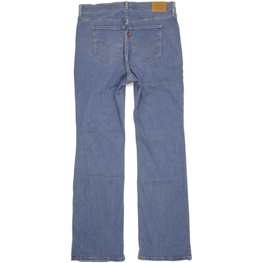 Levi's 725 Blue Bootcut Slim Stretch Jeans High Waisted W36 L34