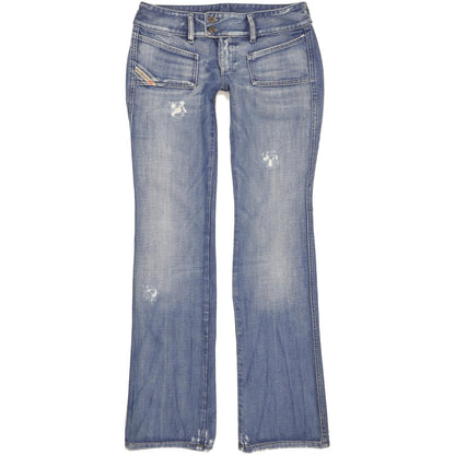 Diesel Hush Women Blue Bootcut Slim Jeans W30 L34