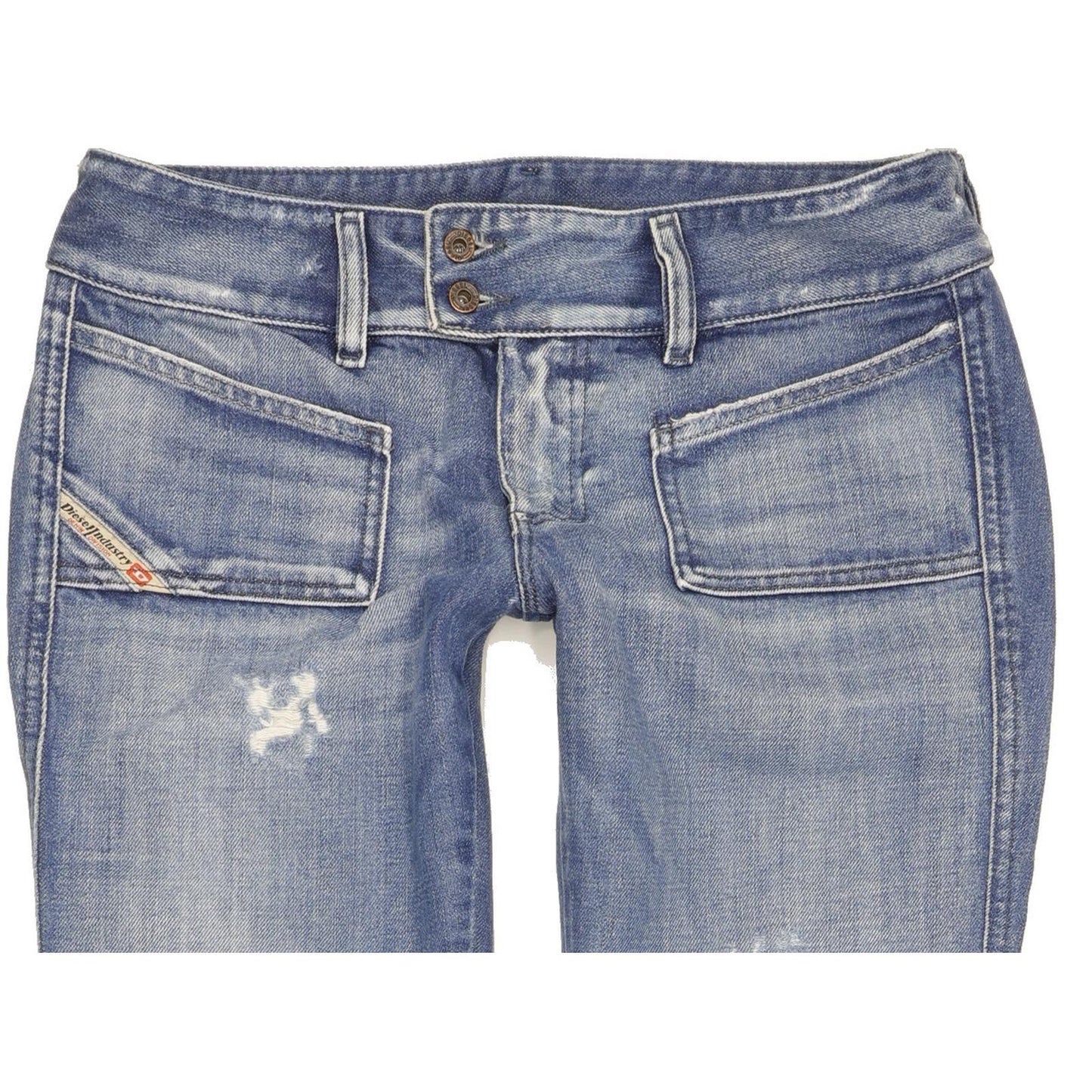 Diesel Hush Women Blue Bootcut Slim Jeans W30 L34