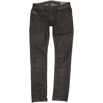 Diesel Thavar Men Black Skinny Slim Stretch Jeans W30 L32