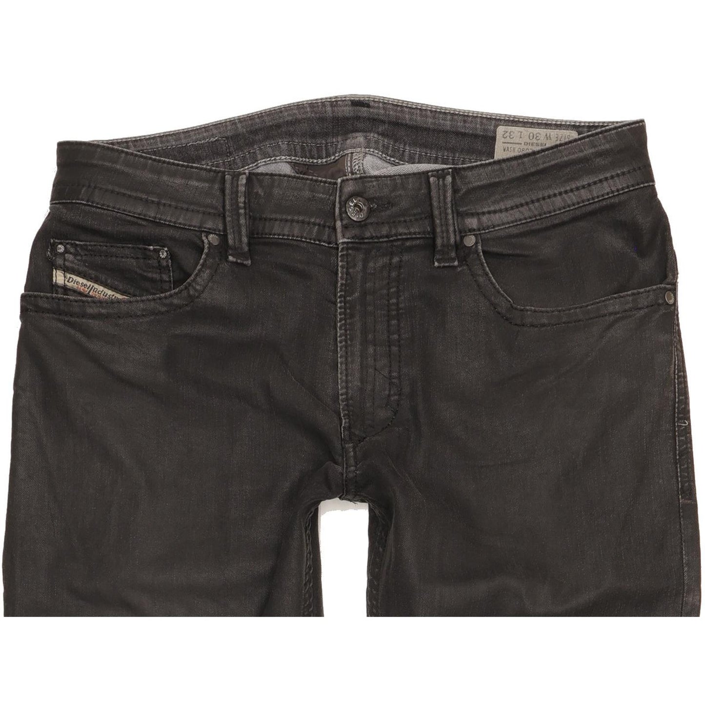 Diesel Thavar Men Black Skinny Slim Stretch Jeans W30 L32