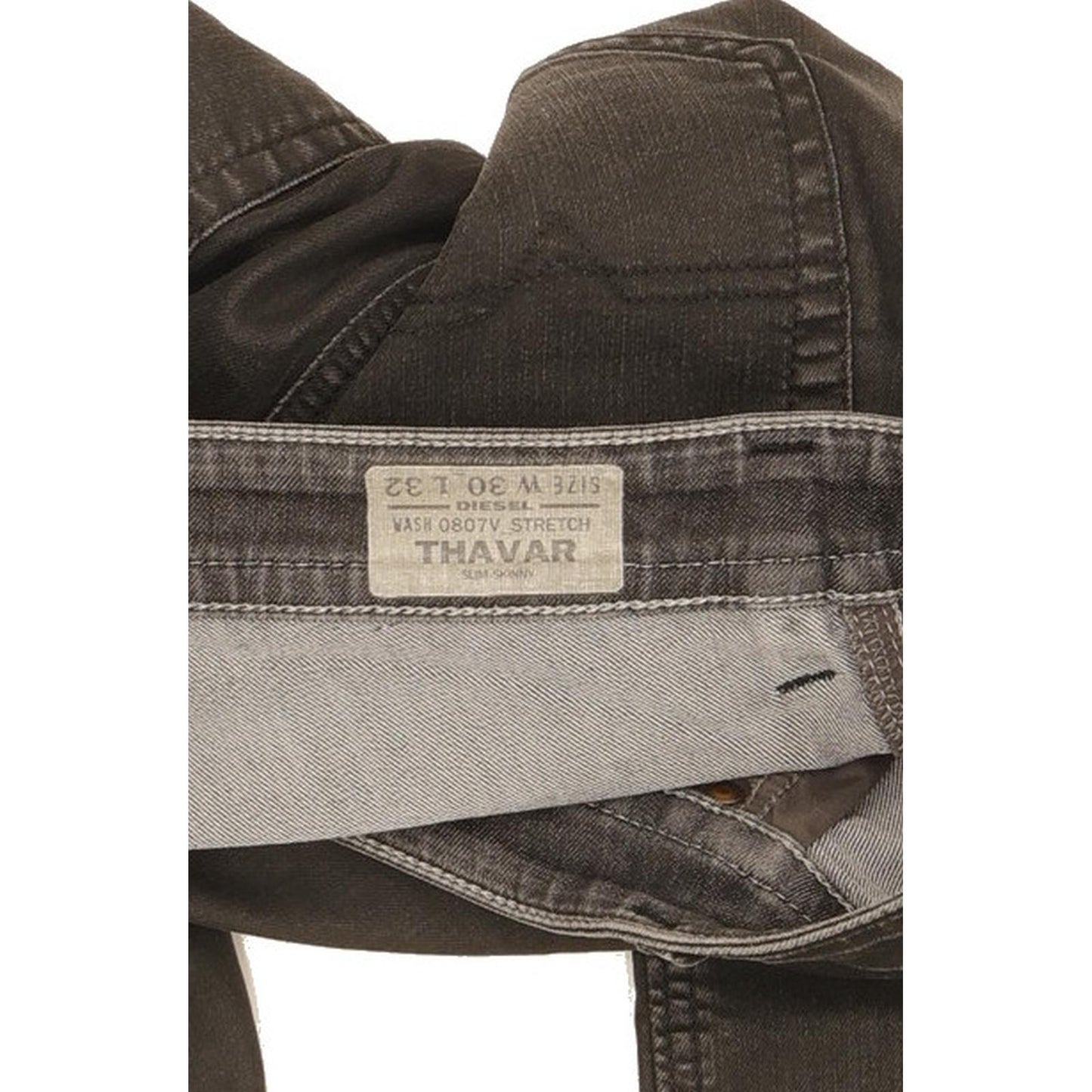Diesel Thavar Men Black Skinny Slim Stretch Jeans W30 L32