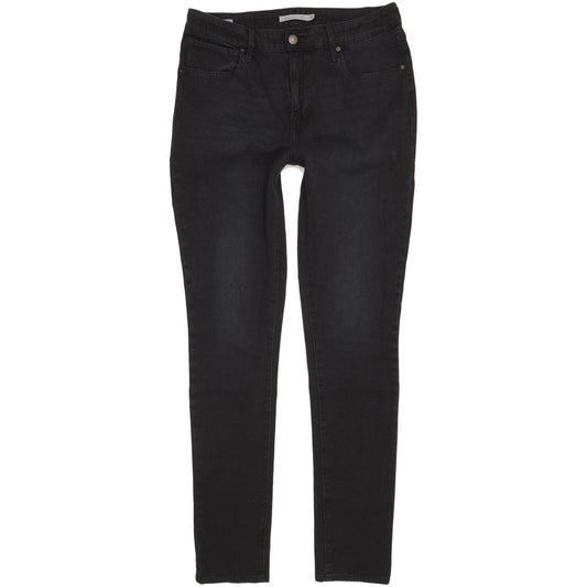 Levi's 721 Black Skinny Slim Jeans High Waisted W31 L32