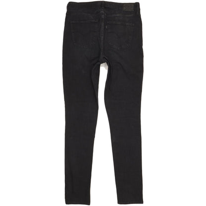 Levi's 721 Black Skinny Slim Jeans High Waisted W31 L32
