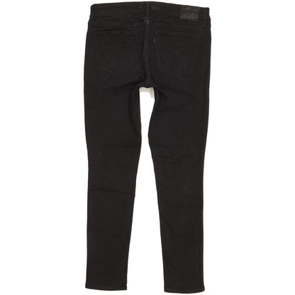 Levi's 711 Women Black Skinny Slim Stretch Jeans W29 L27