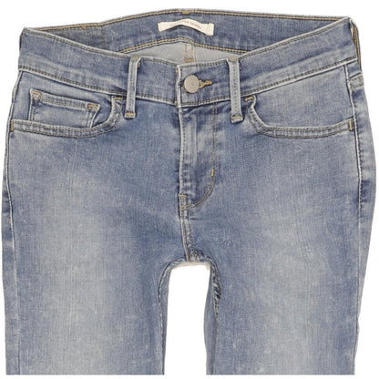 Levi's 710 Women Blue Skinny Slim Stretch Jeans W27 L30