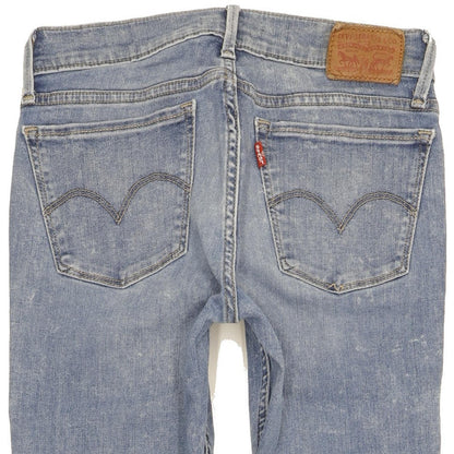 Levi's 710 Women Blue Skinny Slim Stretch Jeans W27 L30