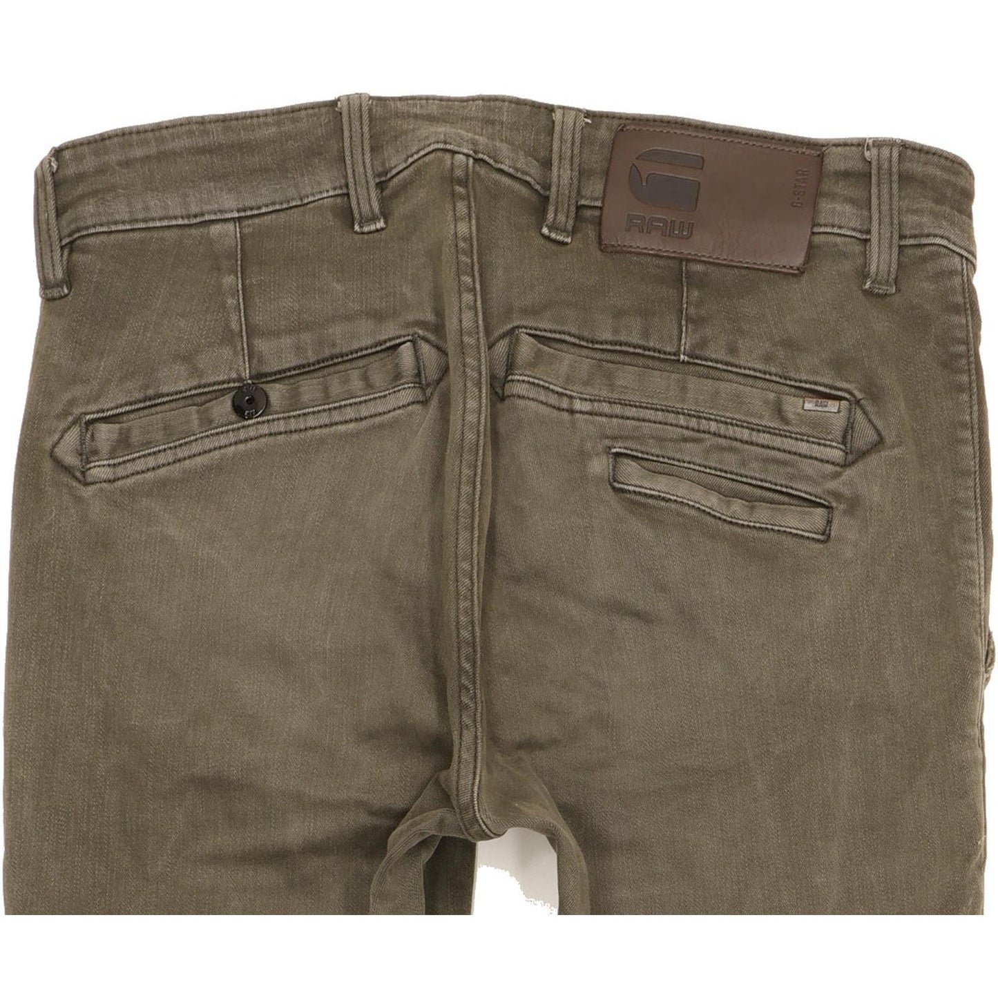 G-Star Men Green Skinny Slim Chino Stretch Jeans W31 L31