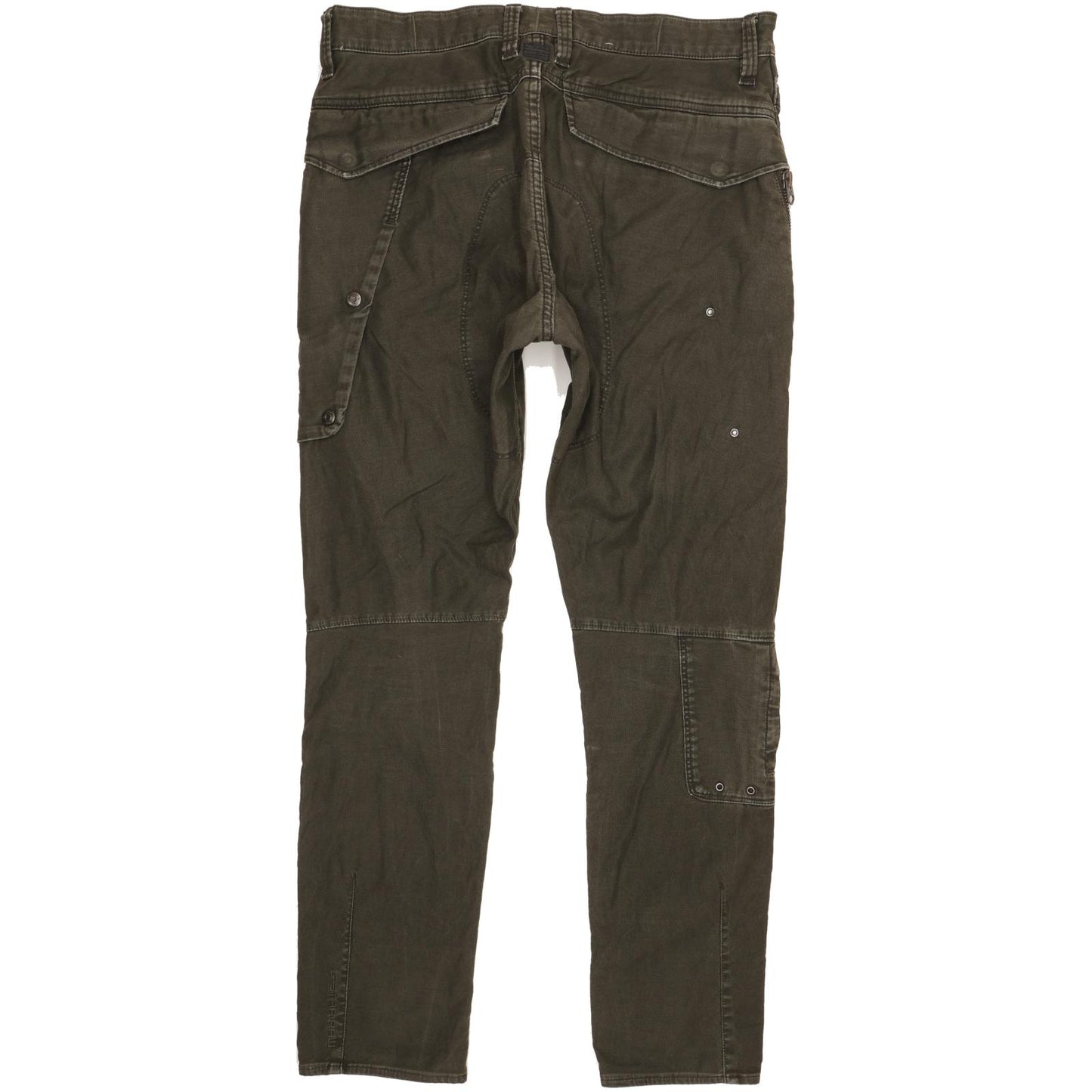 G-Star Citishield 3D Cargo Men Green Tapered Slim Stretch Jeans W32 L32