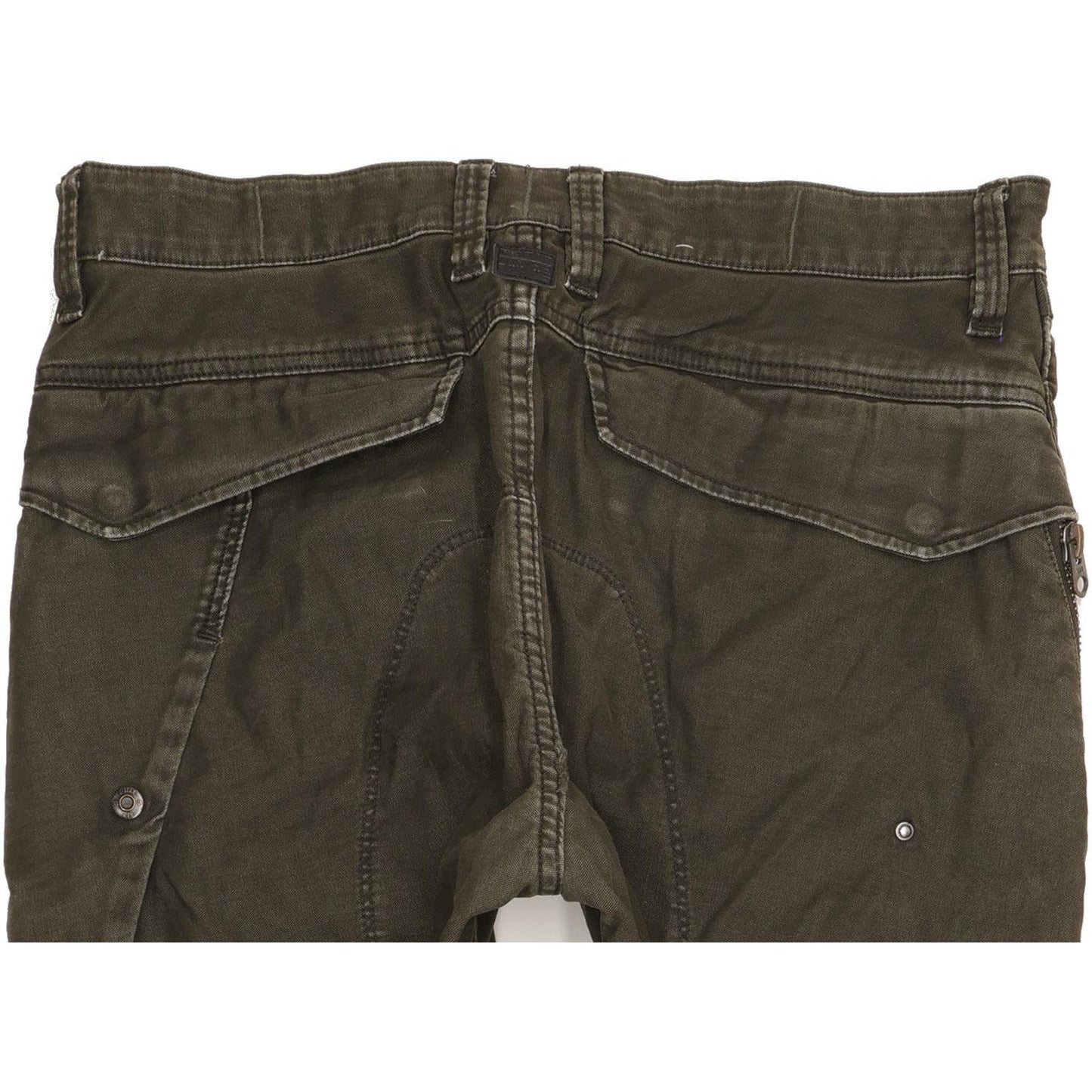 G-Star Citishield 3D Cargo Men Green Tapered Slim Stretch Jeans W32 L32
