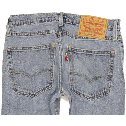 Levi's 512 Lo-Ball Men Blue Tapered Slim Stretch Jeans W32 L29
