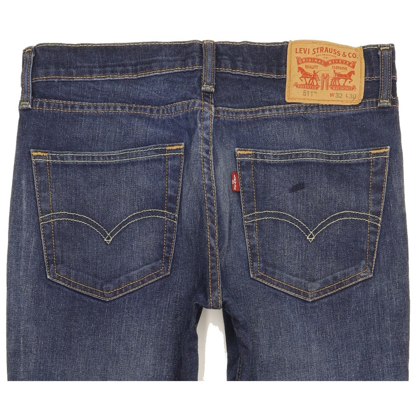 Levi's 511 Men Blue Straight Slim Stretch Jeans W32 L28