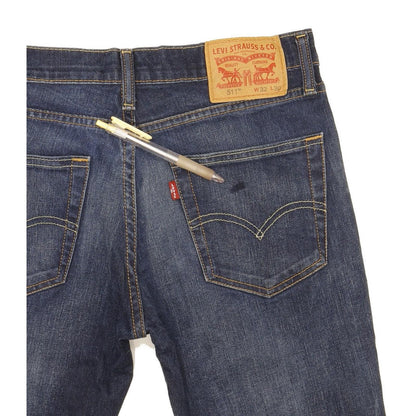 Levi's 511 Men Blue Straight Slim Stretch Jeans W32 L28