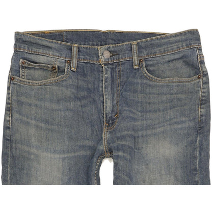 Levi's 514 Men Blue Straight Slim Stretch Jeans W32 L32