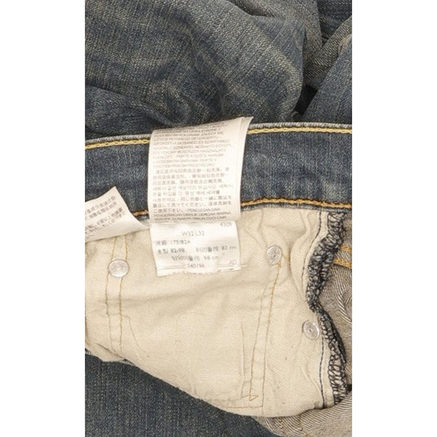 Levi's 514 Men Blue Straight Slim Stretch Jeans W32 L32