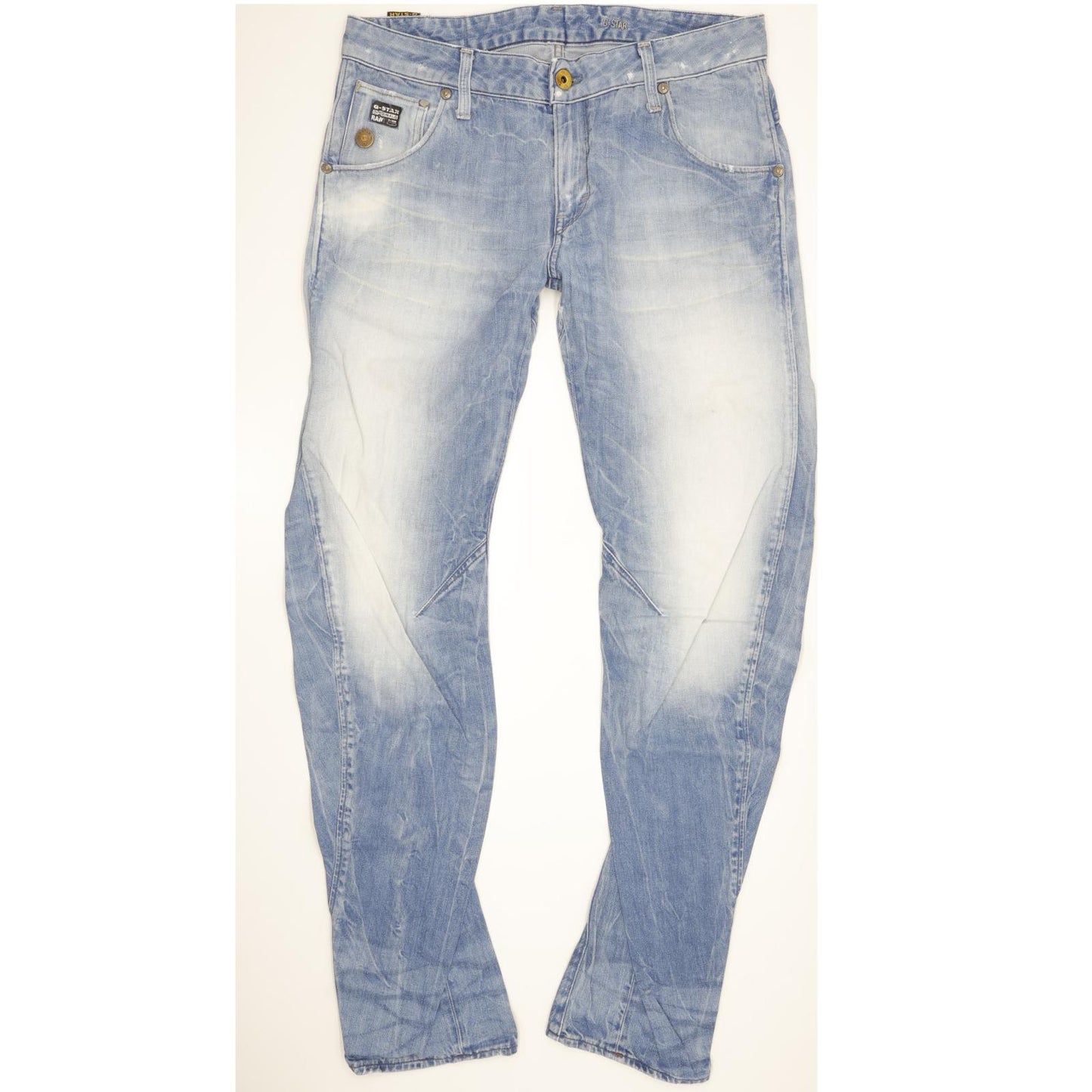 G-Star Men Blue Straight Regular Jeans W32 L32