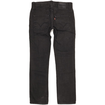 Levi's 511 Men Black Straight Slim Jeans W32 L32