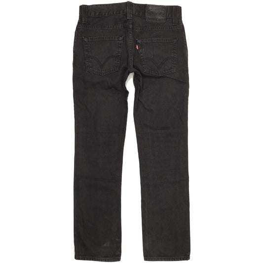 Levi's 511 Men Black Straight Slim Jeans W32 L32