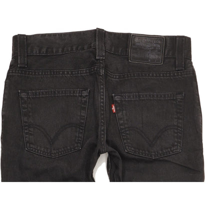 Levi's 511 Men Black Straight Slim Jeans W32 L32