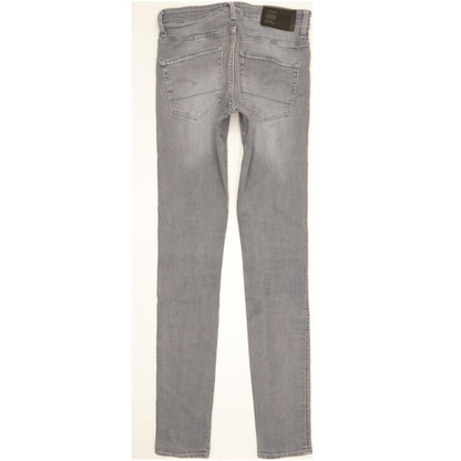 G-Star 3301 Deconstructed Women Grey Skinny Slim Stretch Jeans W30 L34