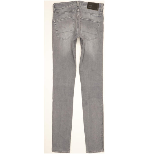 G-Star 3301 Deconstructed Women Grey Skinny Slim Stretch Jeans W30 L34