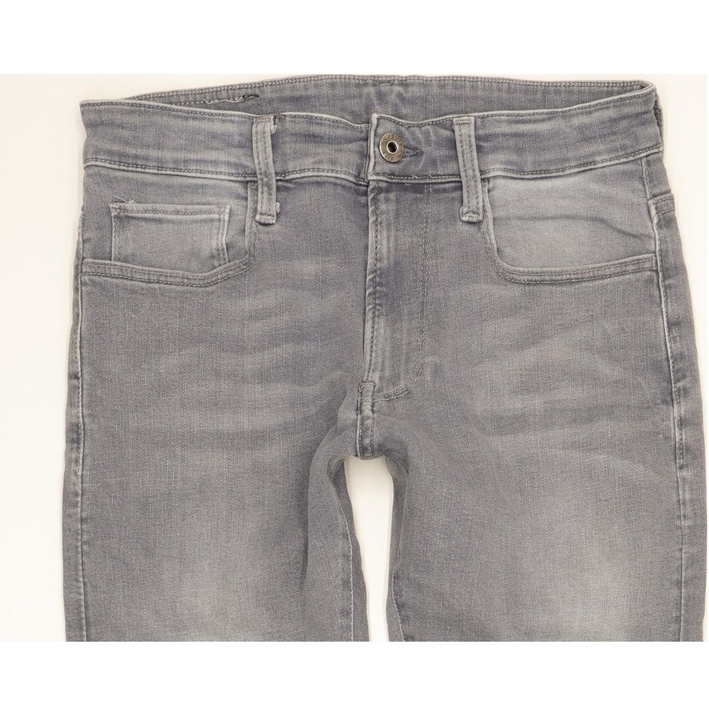 G-Star 3301 Deconstructed Women Grey Skinny Slim Stretch Jeans W30 L34