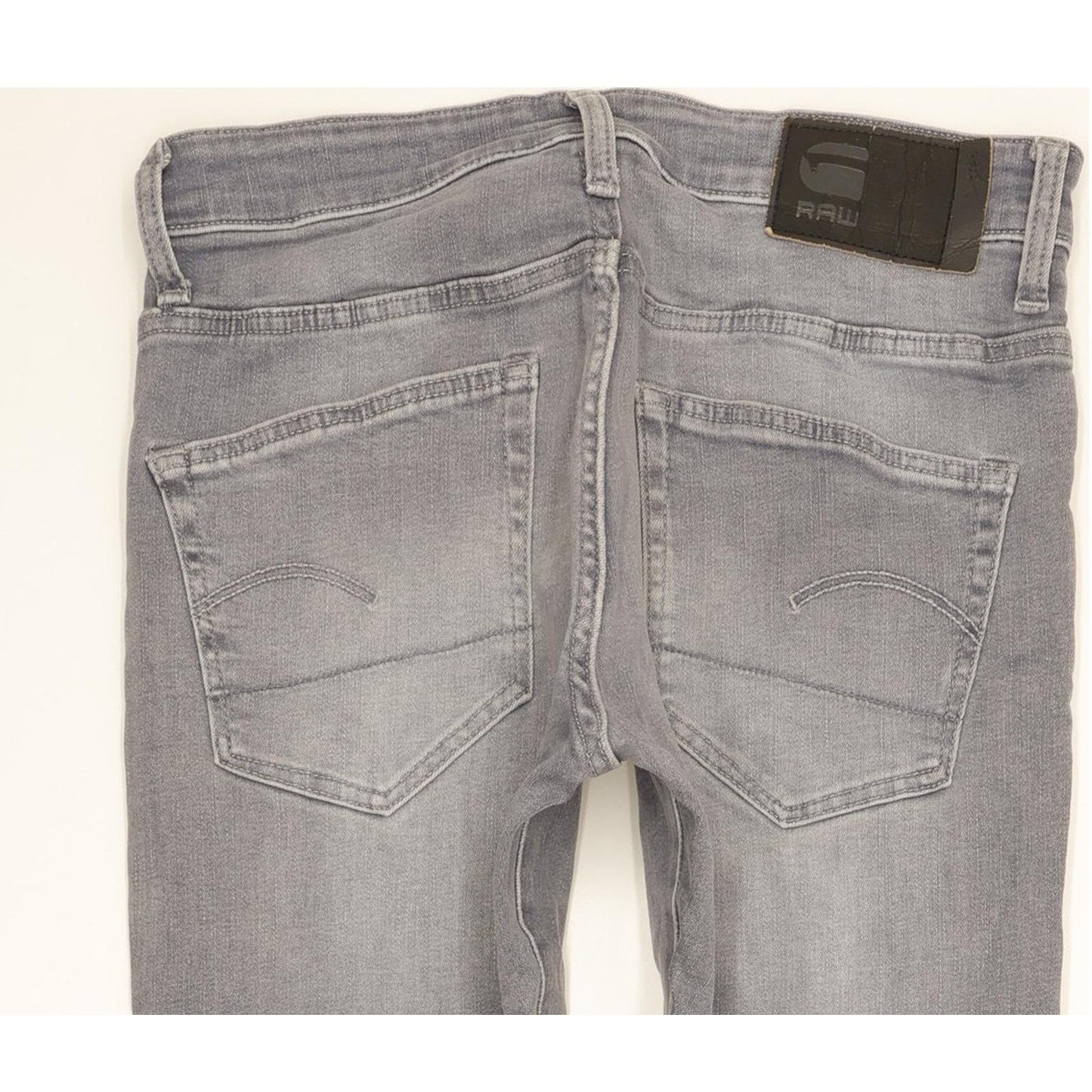 G-Star 3301 Deconstructed Women Grey Skinny Slim Stretch Jeans W30 L34