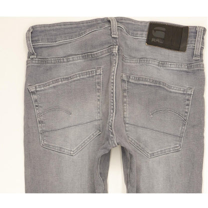 G-Star 3301 Deconstructed Women Grey Skinny Slim Stretch Jeans W30 L34