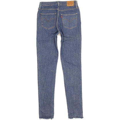 Levi's 721 Women Blue Skinny Slim Stretch Jeans W28 L34